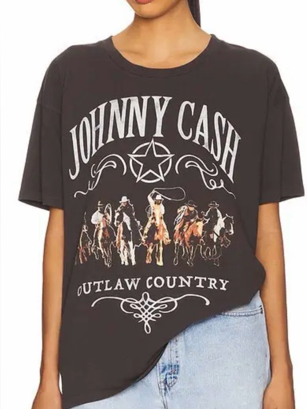 Daydreamer LA Johnny Cash Country Tee Sz S